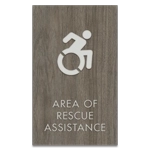 Area of Rescue Assistance Signs | EvacuationPlans.com