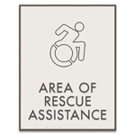 Area of Rescue Assistance Signs | EvacuationPlans.com