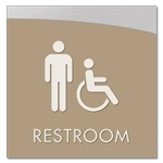 Stratus Restroom Signs | EvacuationPlans.com